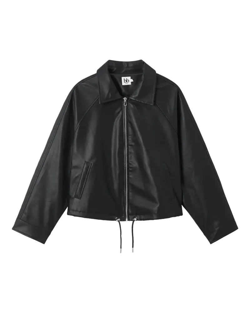 b+ab Bomberjacke mit Reißverschluss - Schwarz Schwarz