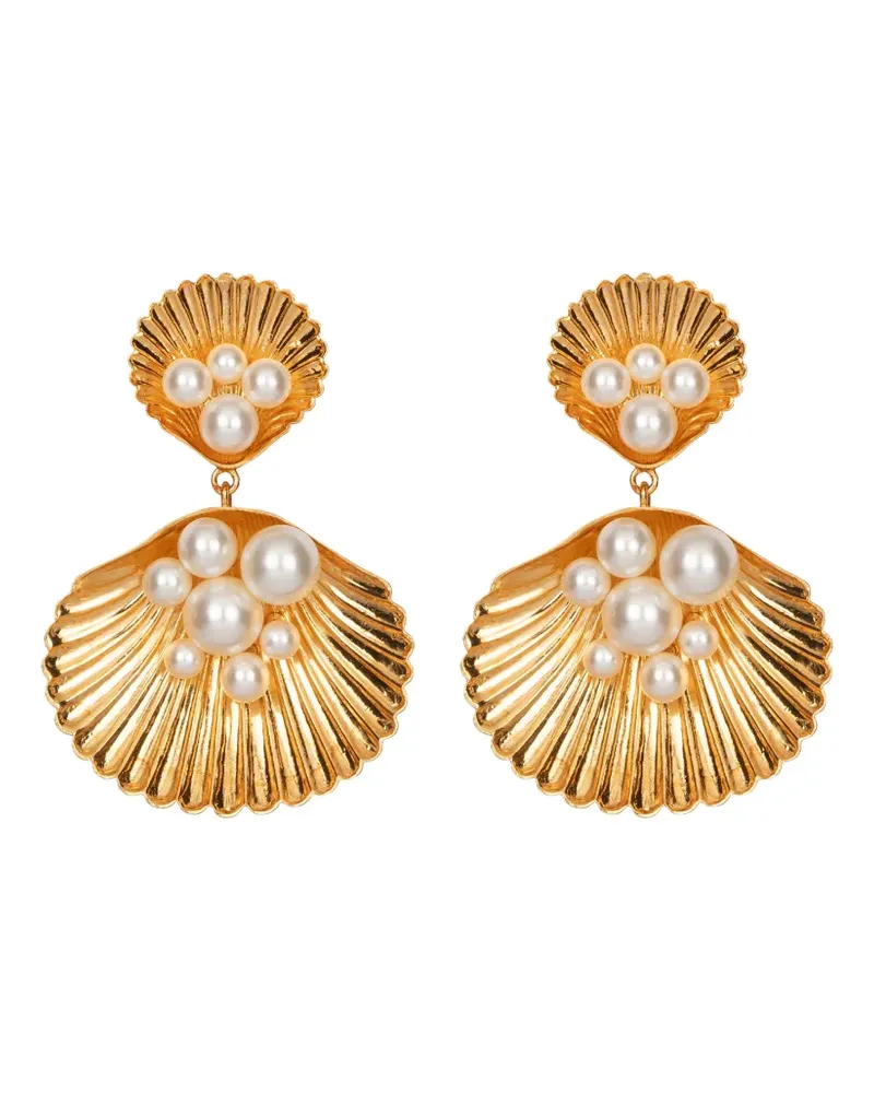 Jennifer Behr Triton earrings - Gold Gold