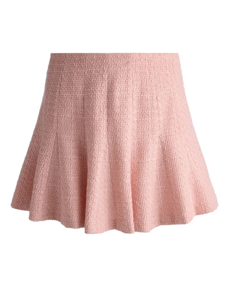 Alice + Olivia Minirock mit Godet-Saum - Rosa Rosa