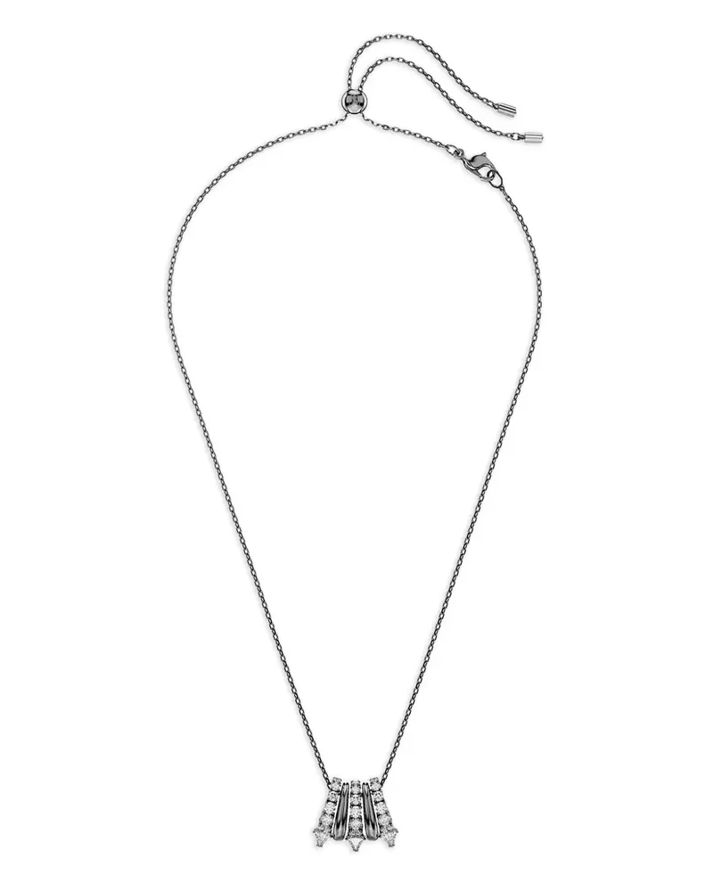 Swarovski Sublima triangle crystal pendant necklace - Silber Silber