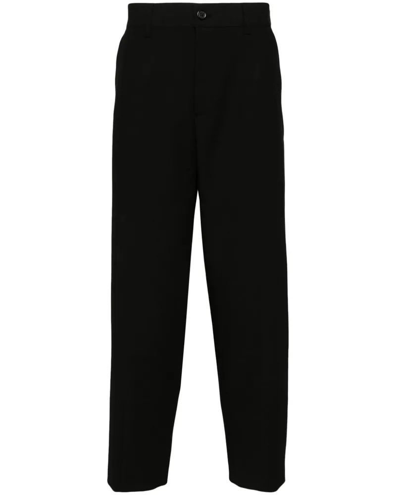 SONGZIO Tapered-Hose mit kurzem Bund - Schwarz Schwarz