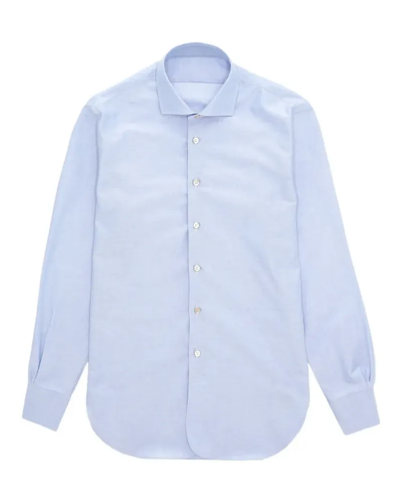 Fortela Jack button-down cotton shirt - Blau Blau