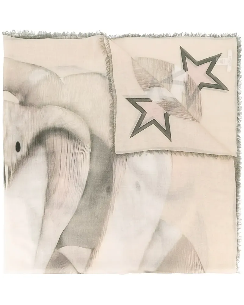 Givenchy Schal mit Cobra-Print - Nude Nude