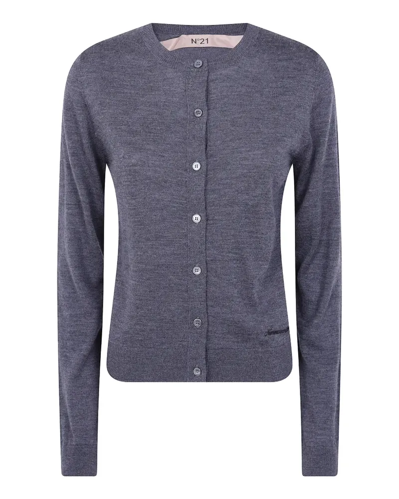 N° 21 button-fastening knitted cardigan - Grau Grau