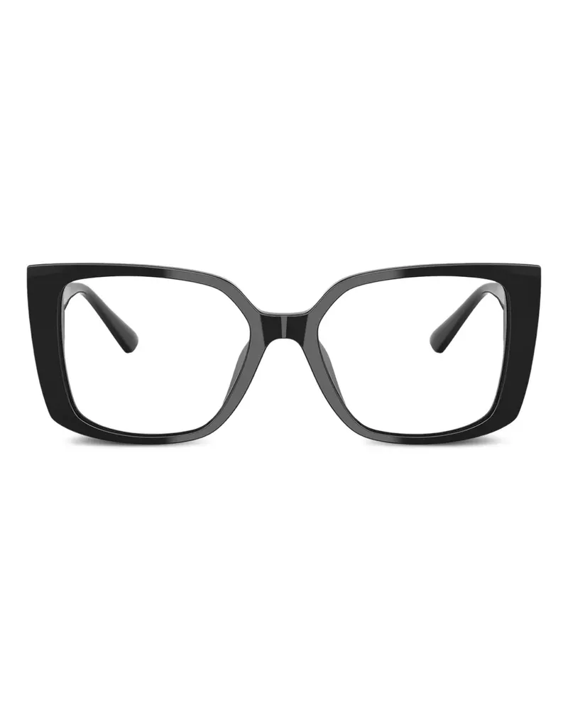 Jimmy Choo Brille mit eckigem Gestell - Schwarz Schwarz