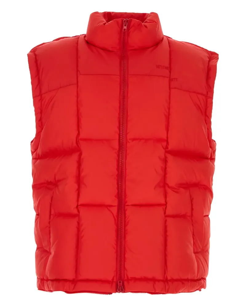 VETEMENTS Gesteppte Weste - Rot Rot