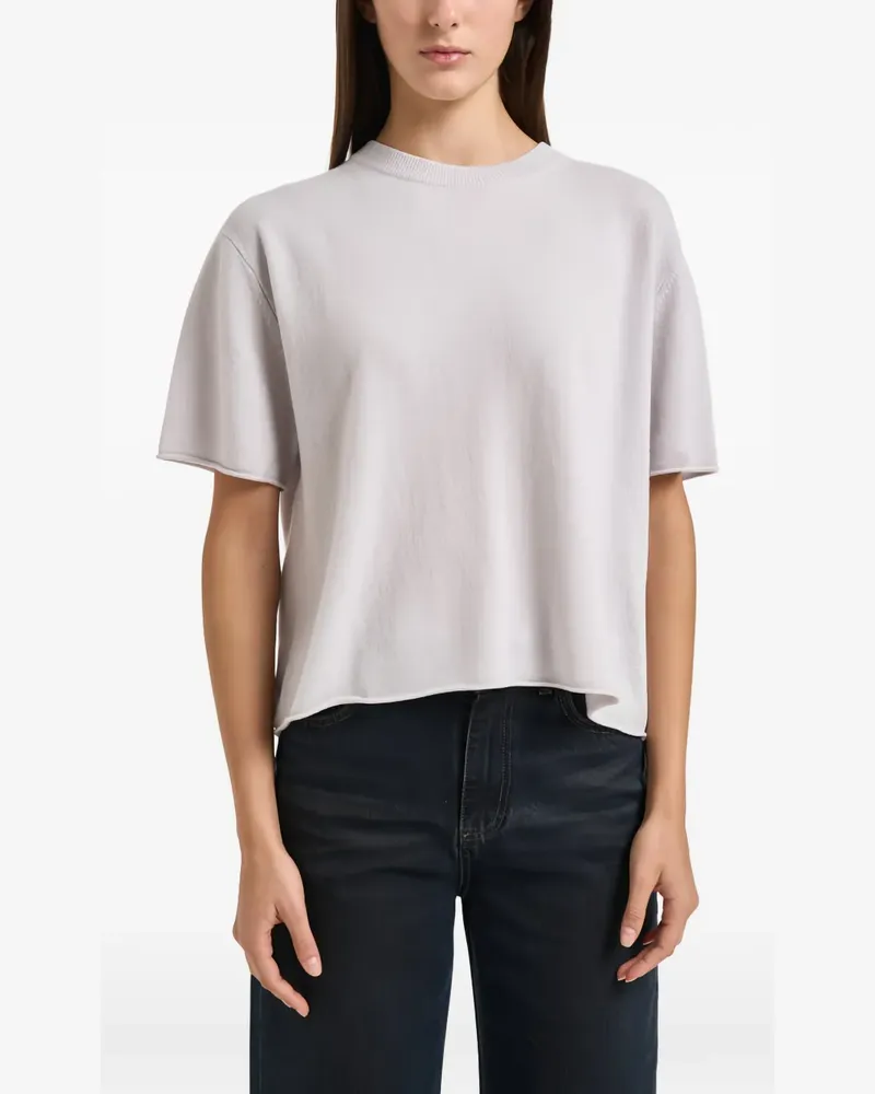 Lisa Yang T-Shirt mit Rundhalsausschnitt - Nude Nude