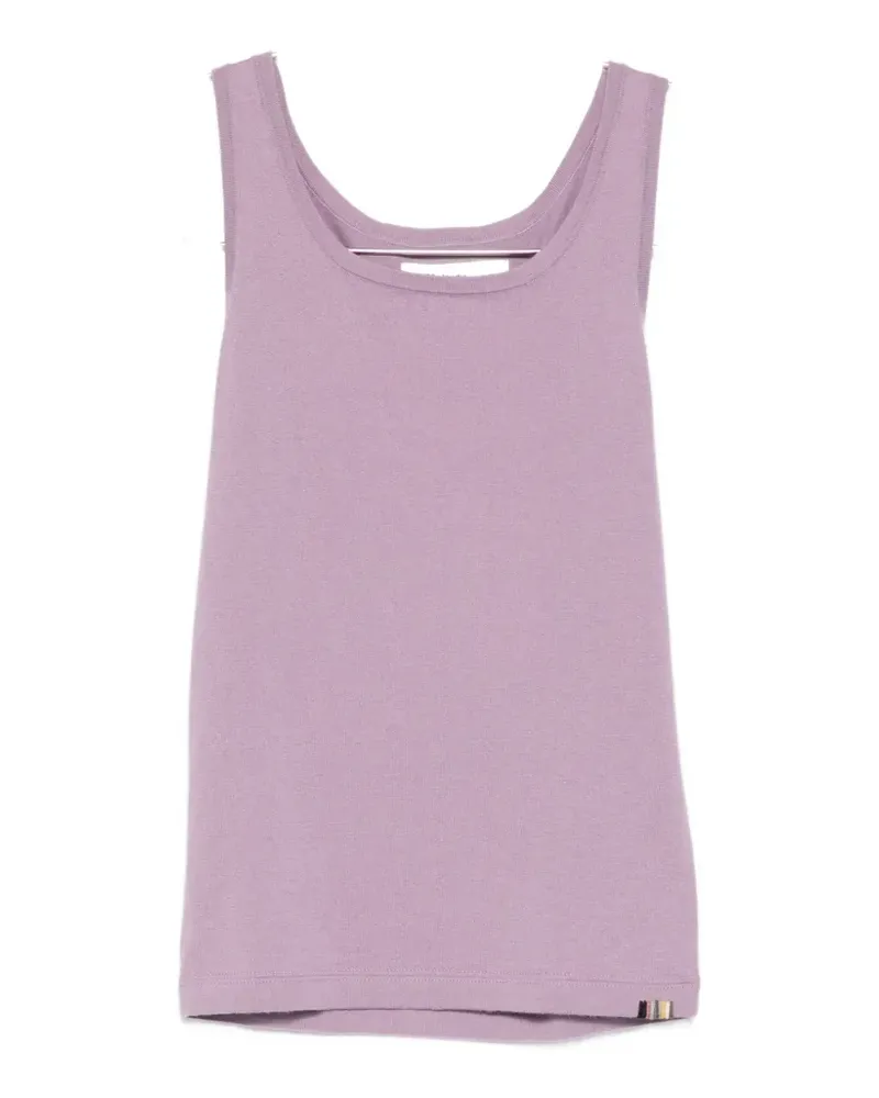 extreme cashmere Nº453 Claudia scoop-neck tank top - Violett Violett