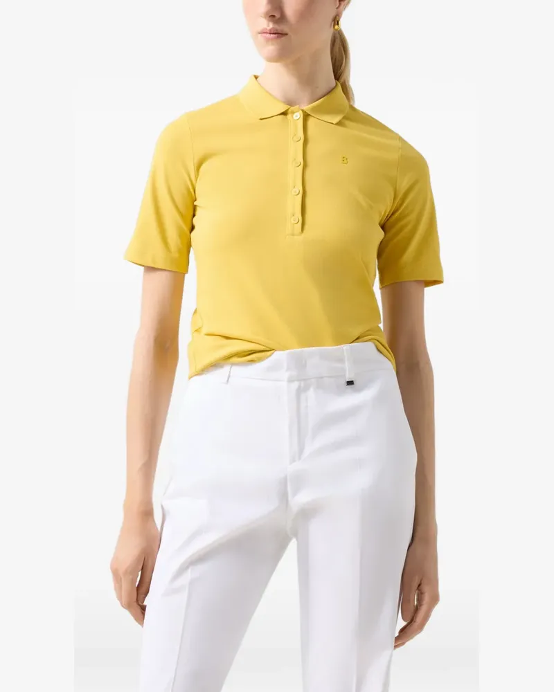Bogner Malika Poloshirt mit Logo-Print - Gelb Gelb