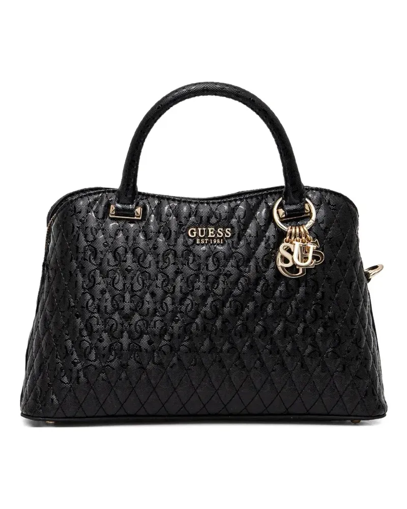 Guess Gesteppte Handtasche - Schwarz Schwarz