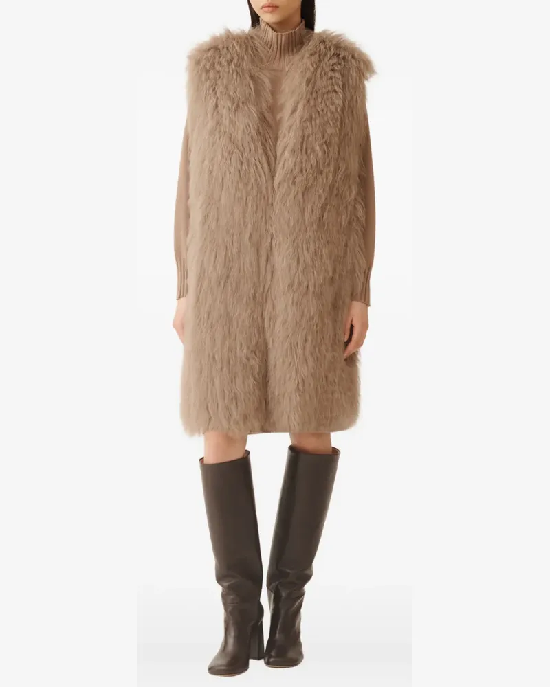 Fabiana Filippi Weste mit Einsätzen - Nude Nude