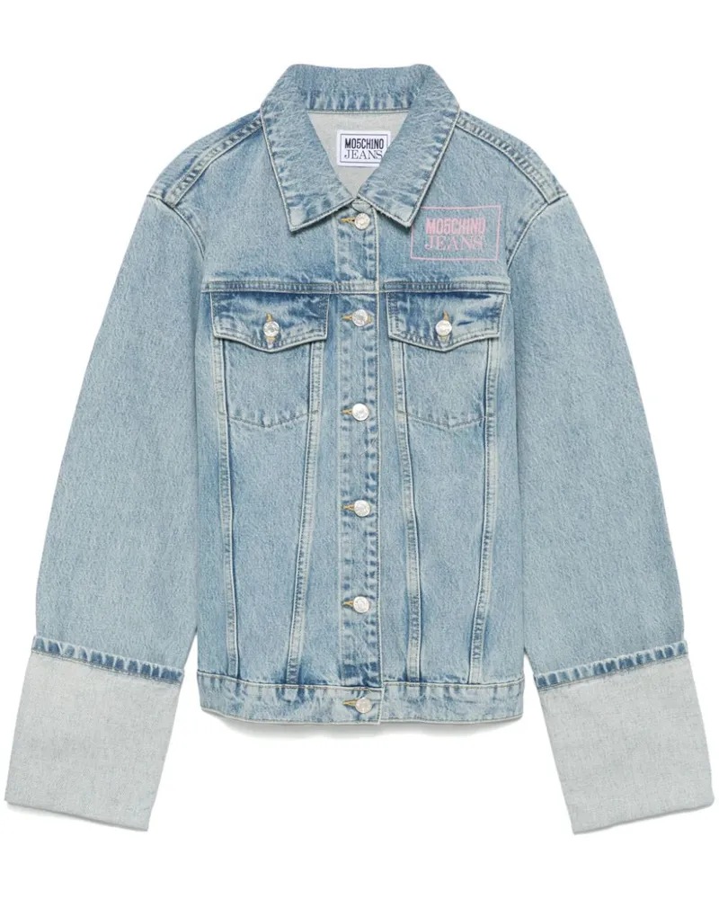 Moschino Klassische Jeansjacke - Blau Blau