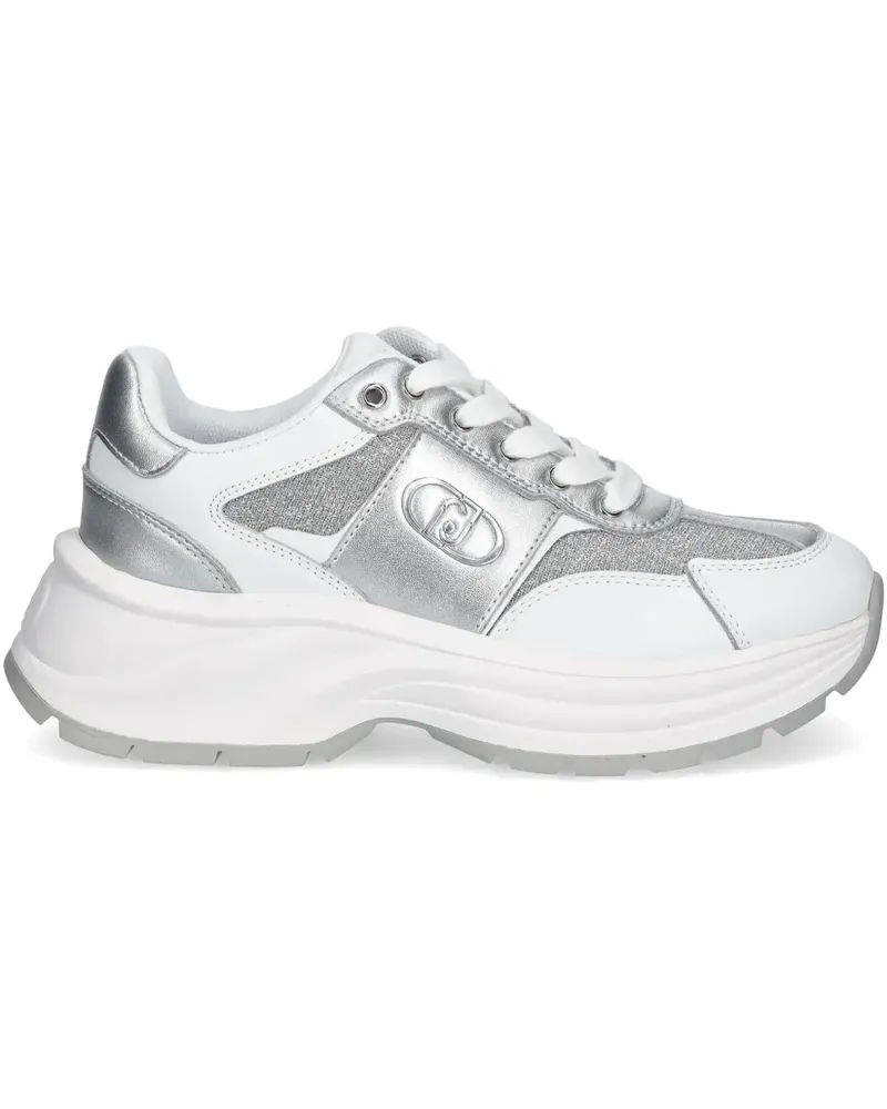 Liu Jo Sneakers mit Lurex-Detail - Silber Silber