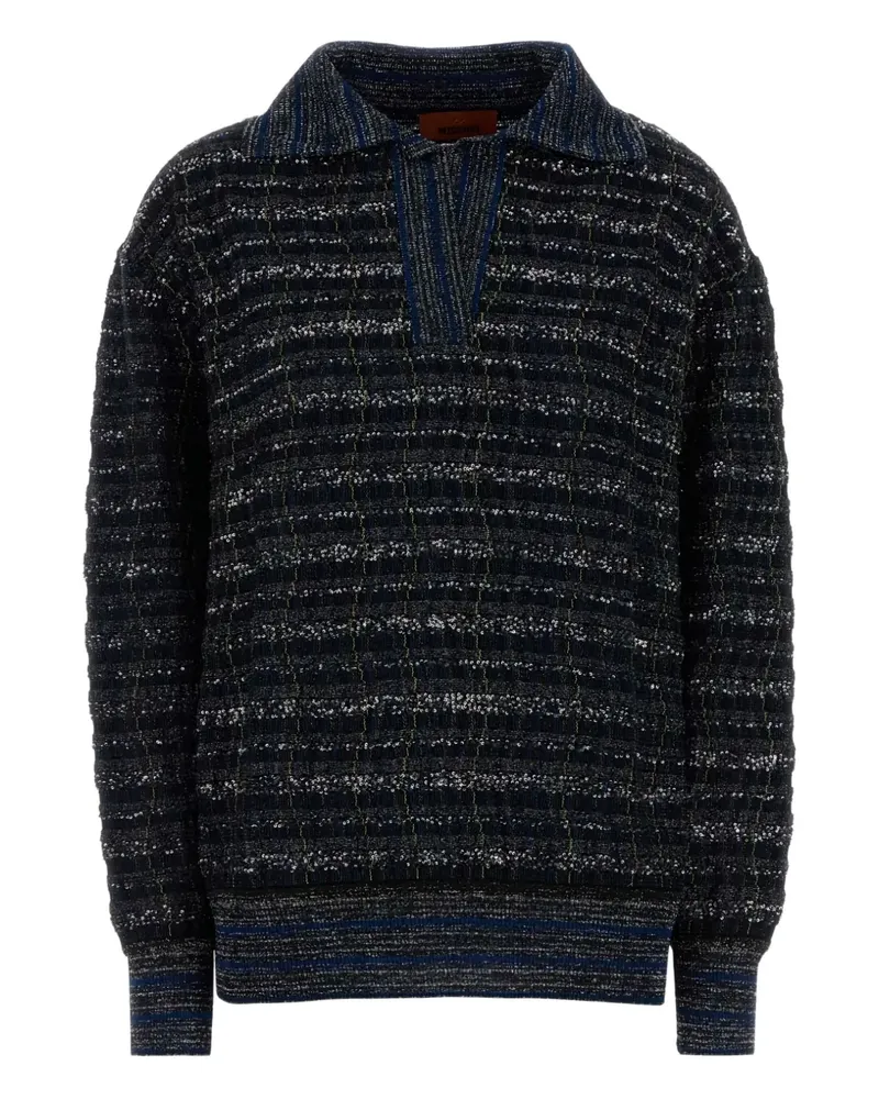 Missoni Pullover mit Metallic-Garn - Blau Blau