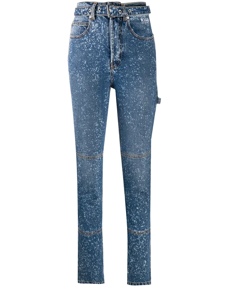 MSGM Schmale Jeans - Blau Blau