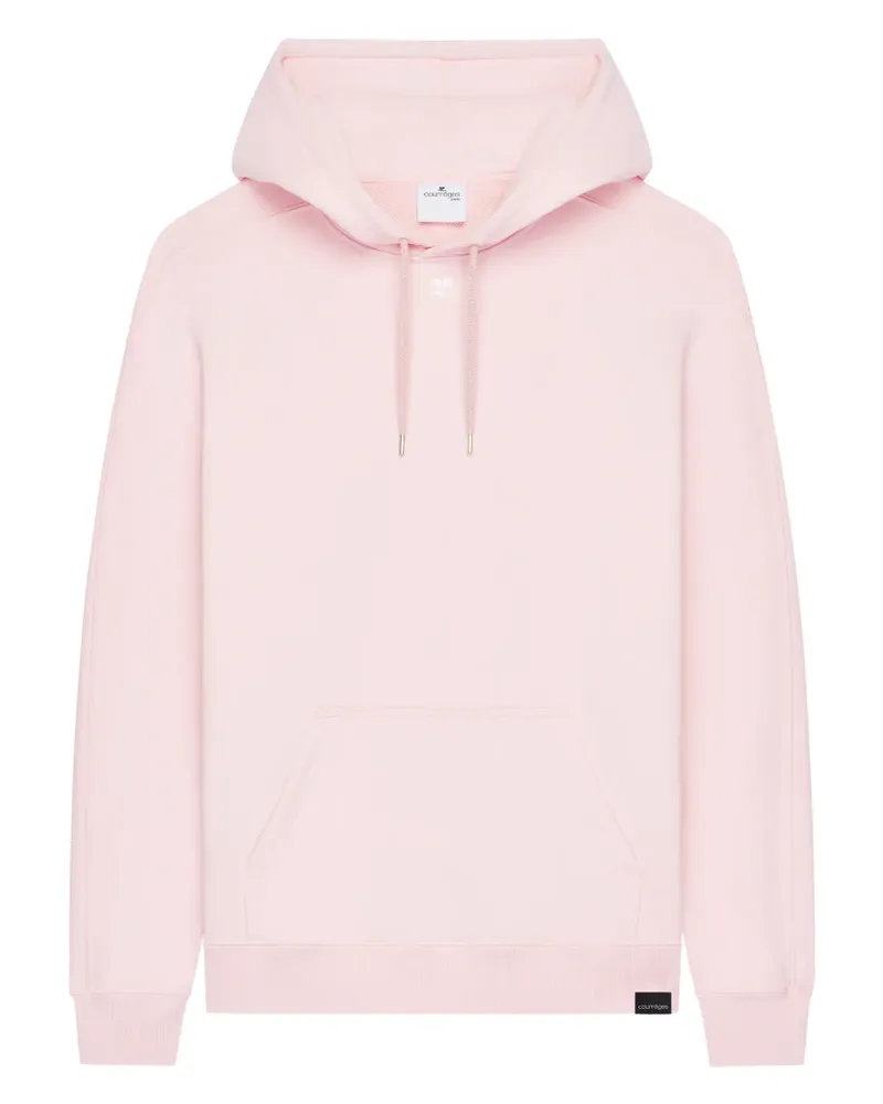 Courrèges Hoodie mit Kängurutasche - Rosa Rosa