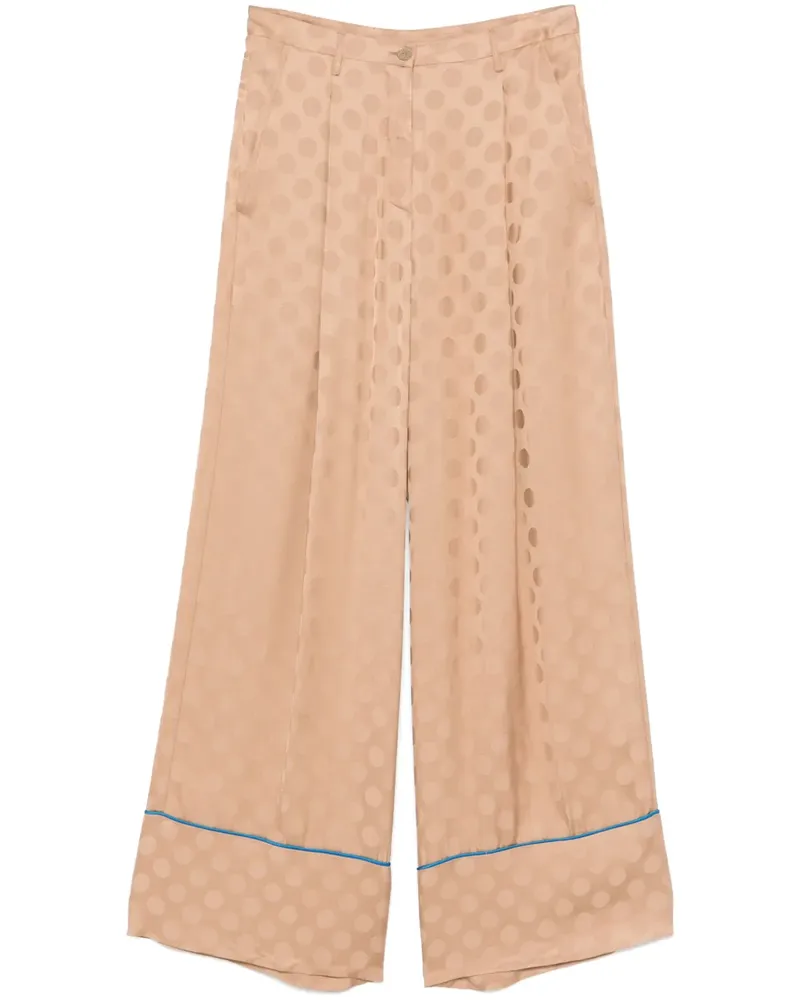 ..,merci Gepunktete Hose - Braun Braun