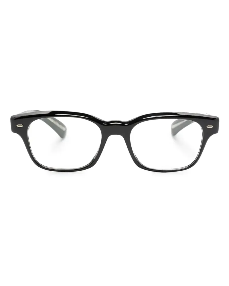 Oliver Peoples Brille mit eckigem Gestell - Schwarz Schwarz