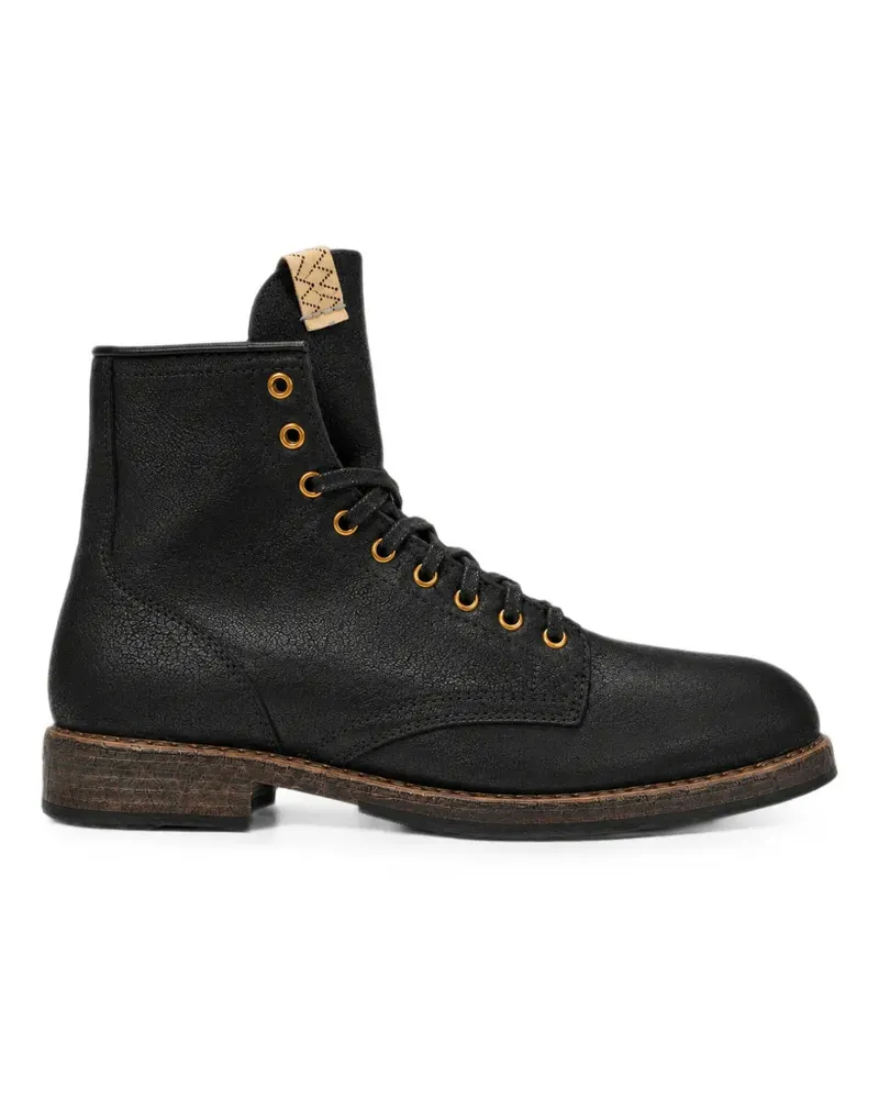 Visvim lace-up leather boots - Schwarz Schwarz