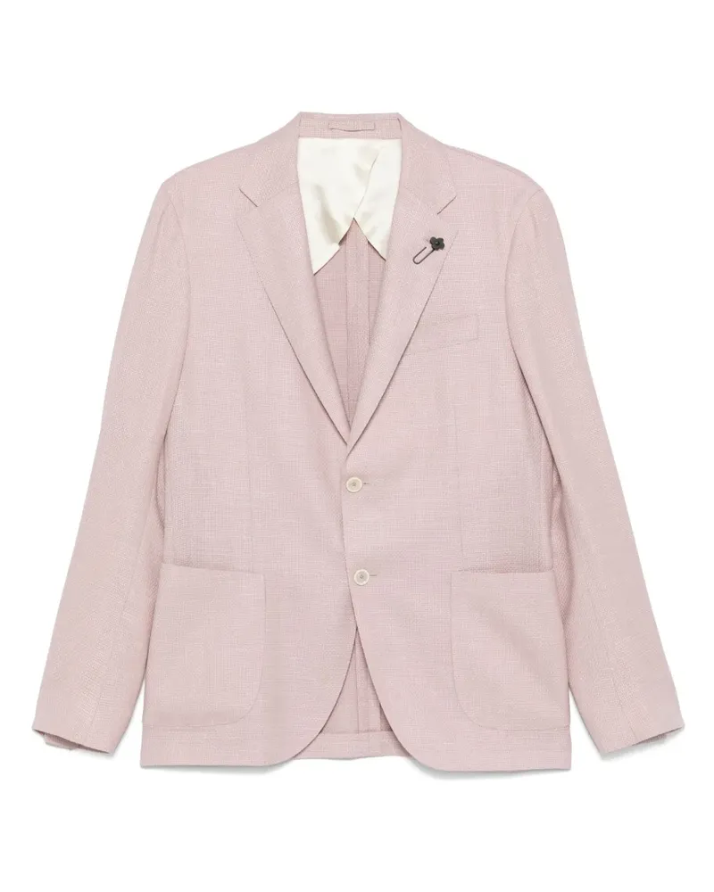 LARDINI Sakko mit Flechtoptik - Rosa Rosa