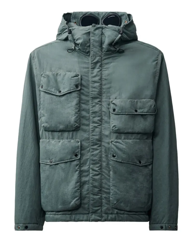 C.P. Company Jacke mit Goggles-Detail - Grün Grün
