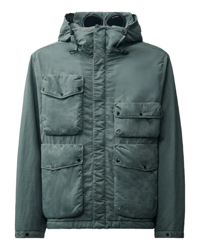 C.P. Company Jacke mit Goggles-Detail - Grün Grün