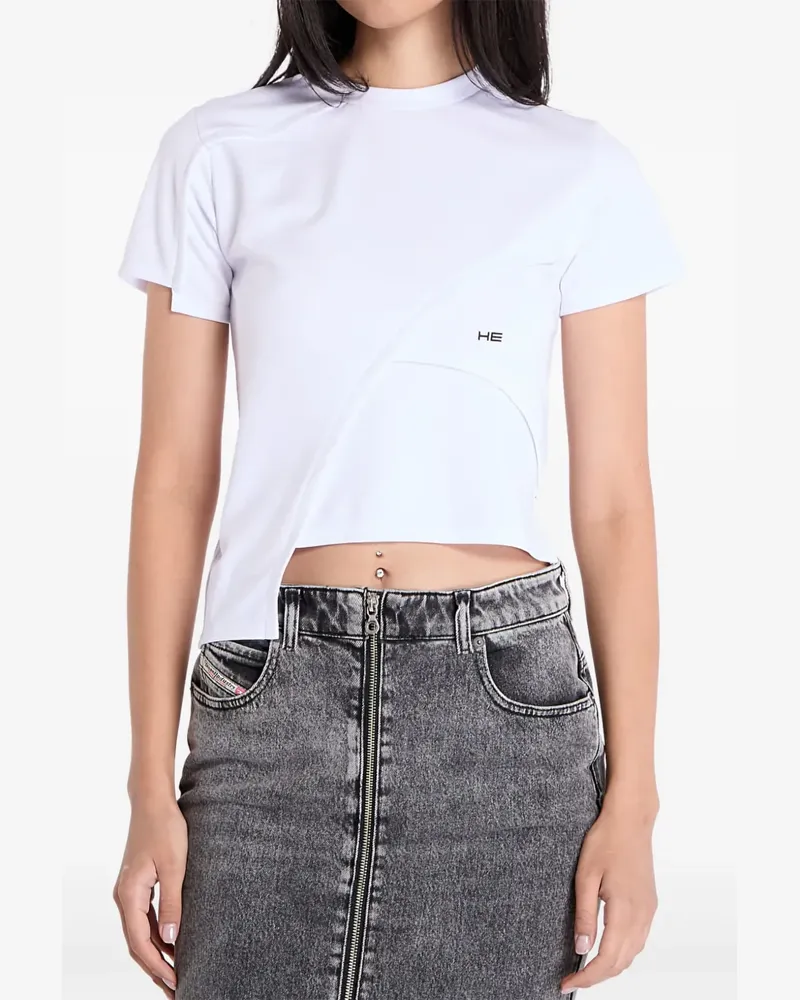 Heliot Emil Cropped-T-Shirt - Weiß Weiß