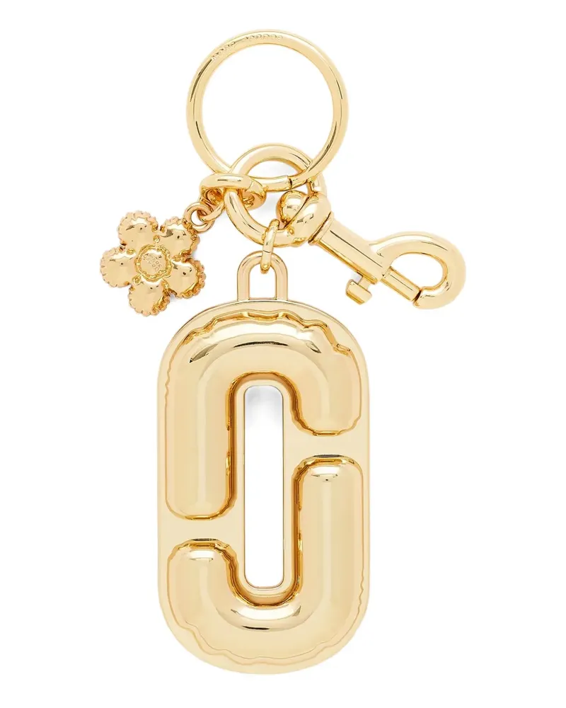 Marc Jacobs The J Marc Schlüsselanhänger mit Blume - Gold Gold