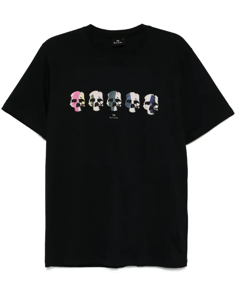 Paul Smith T-Shirt mit Totenkopf-Print - Blau Blau