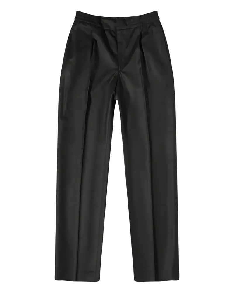 Officine Generale leather trousers - Schwarz Schwarz