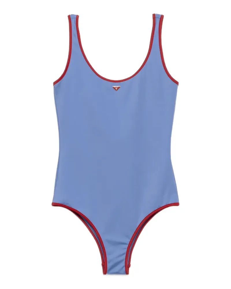 Prada Badeanzug aus Jersey - Blau Blau