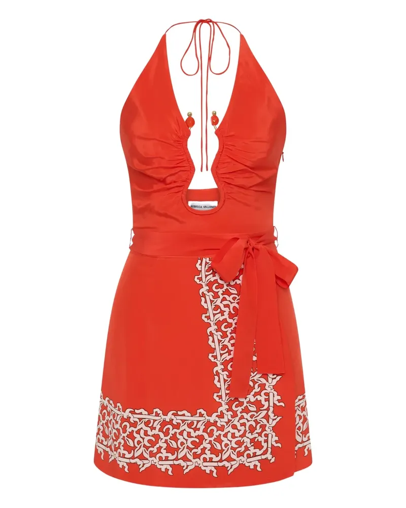 Rebecca Vallance Sundia Minikleid mit Stickerei - Rot Rot