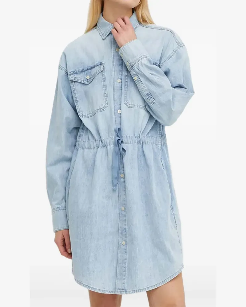 G-STAR RAW Minikleid mit Kordelzug - Blau Blau