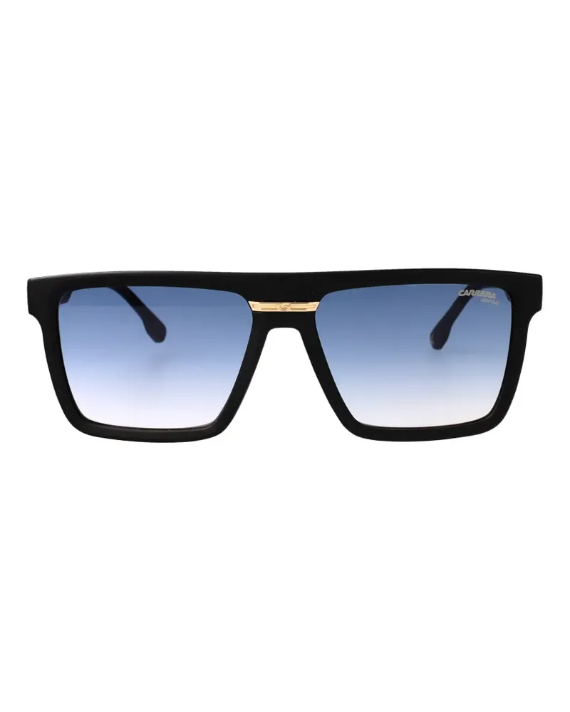 Carrera Victory Sonnenbrille mit eckigem Gestell - Schwarz Schwarz