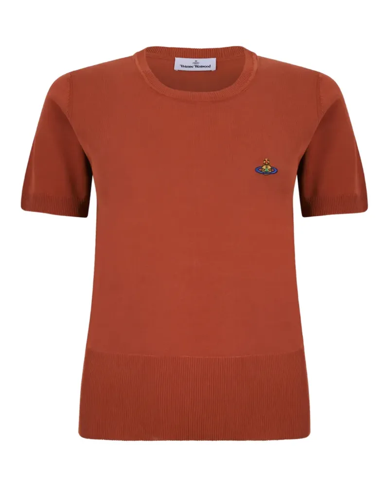 Vivienne Westwood orb crew-neck T-shirt - Orange Orange