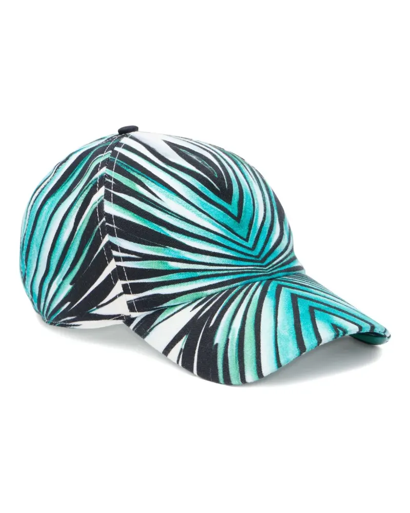 Roberto Cavalli Baseballkappe mit Print - Blau Blau