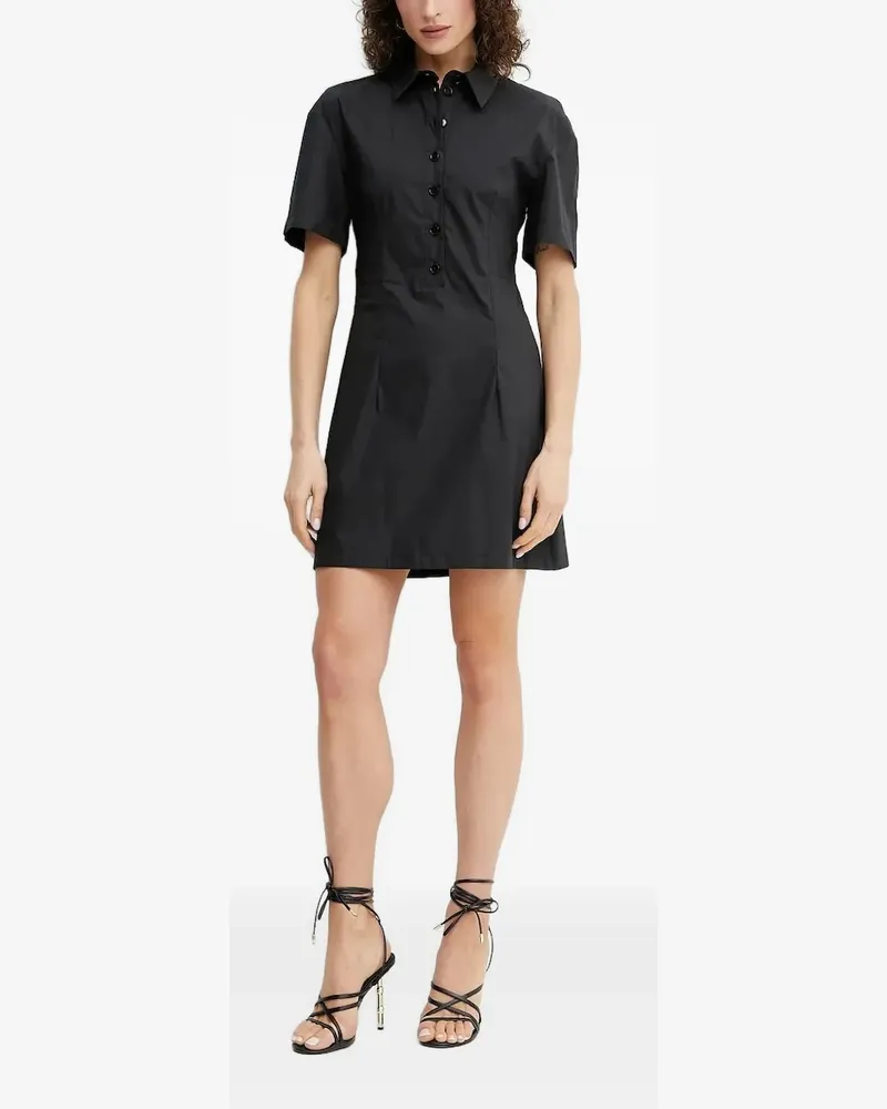 Patrizia Pepe Rückenfreies Kleid mit Knöpfen - Schwarz Schwarz