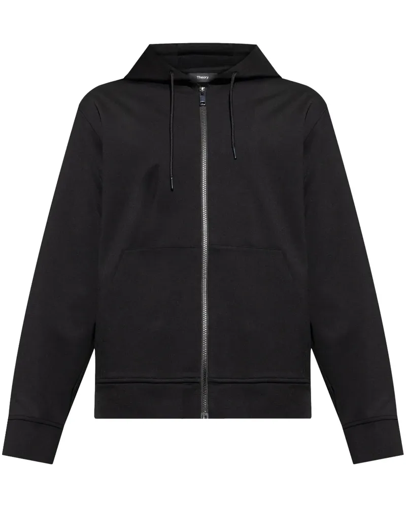 Theory Kapuzenjacke mit Reißverschluss - Schwarz Schwarz