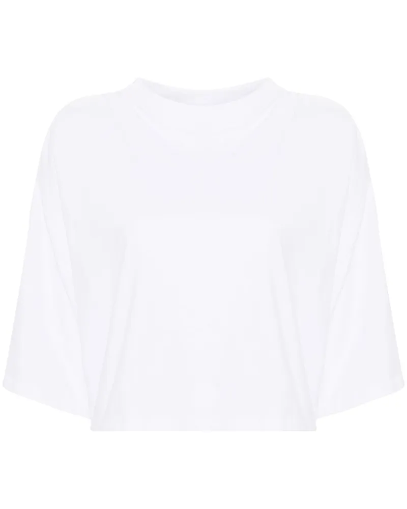 Isabel Marant Laurea Cropped-T-Shirt - Weiß Weiß