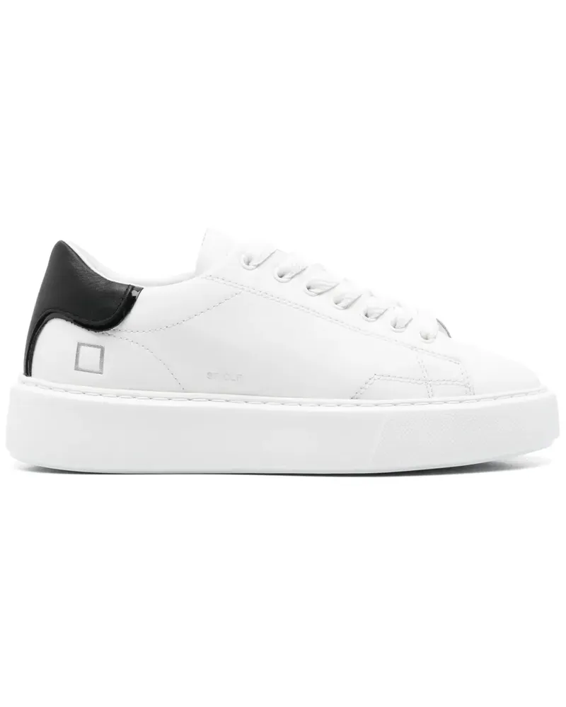 D.A.T.E. Sneakers aus Leder - Weiß Weiß