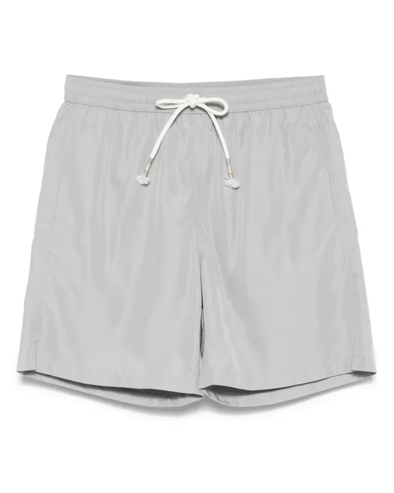 Eleventy Badeshorts mit Kordelzug - Grau Grau