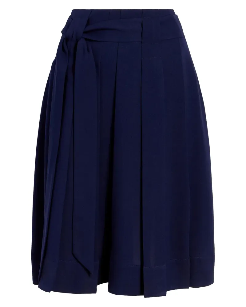 Proenza Schouler Jess Faltenrock mit Gürtel - Blau Blau