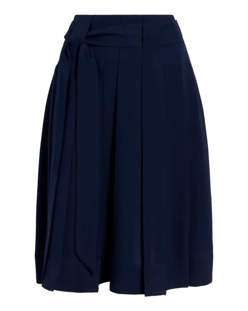 Proenza Schouler Jess Faltenrock mit Gürtel - Blau Blau