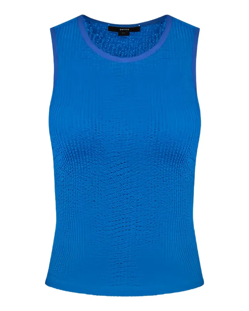 Smythe Strukturiertes Tanktop - Blau Blau