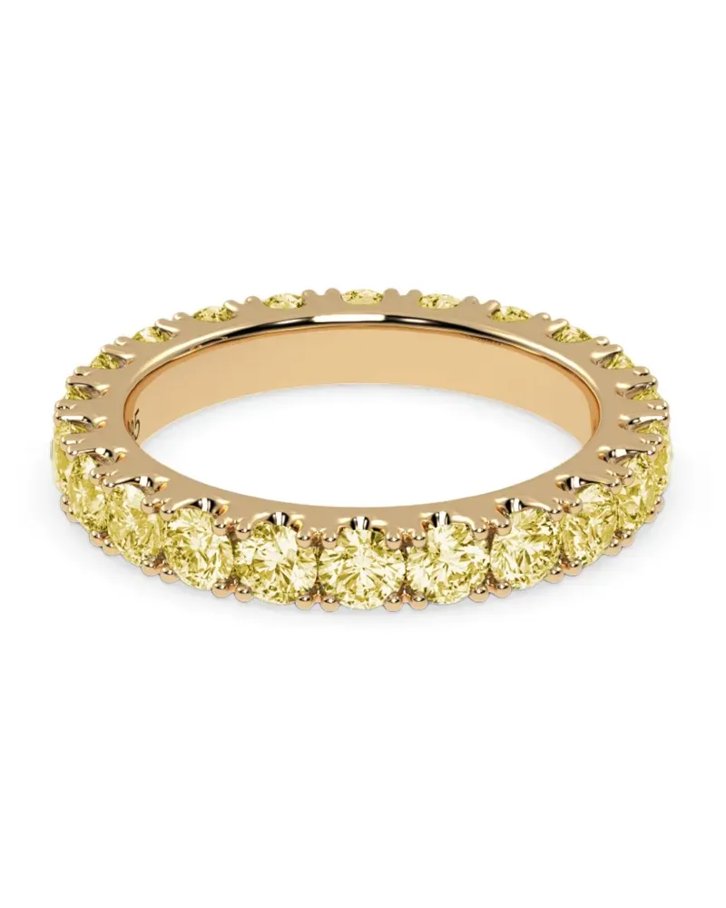 VEYNOU Elara Memory Ring aus 18kt recyceltem Gelbgold mit Diamant Gelb
