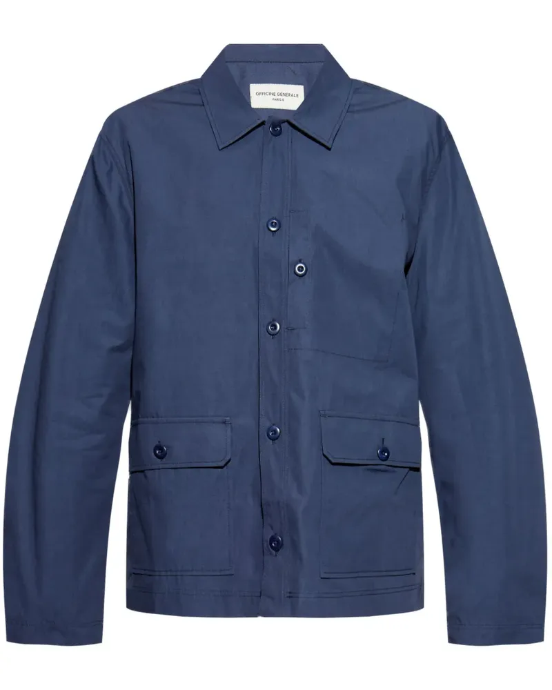 Officine Generale Gibson Hemdjacke - Blau Blau