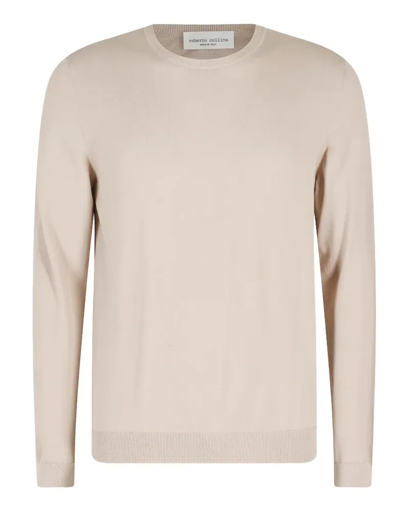 Roberto Collina crew-neck sweater - Nude Nude