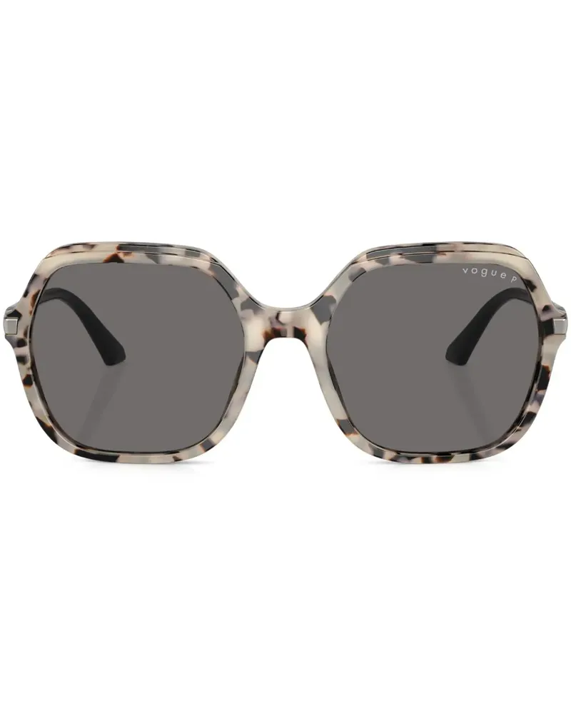 Vogue Oversized-Sonnenbrille in Schildpattoptik - Nude Nude