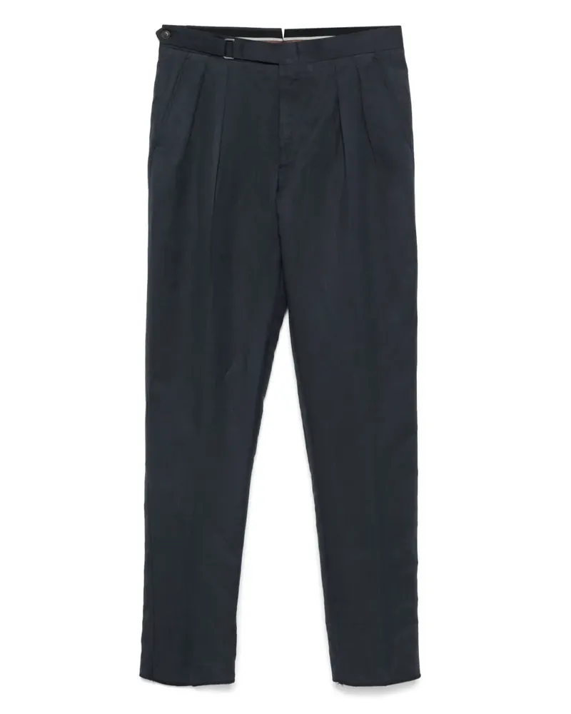 Canali Klassische Hose - Blau Blau