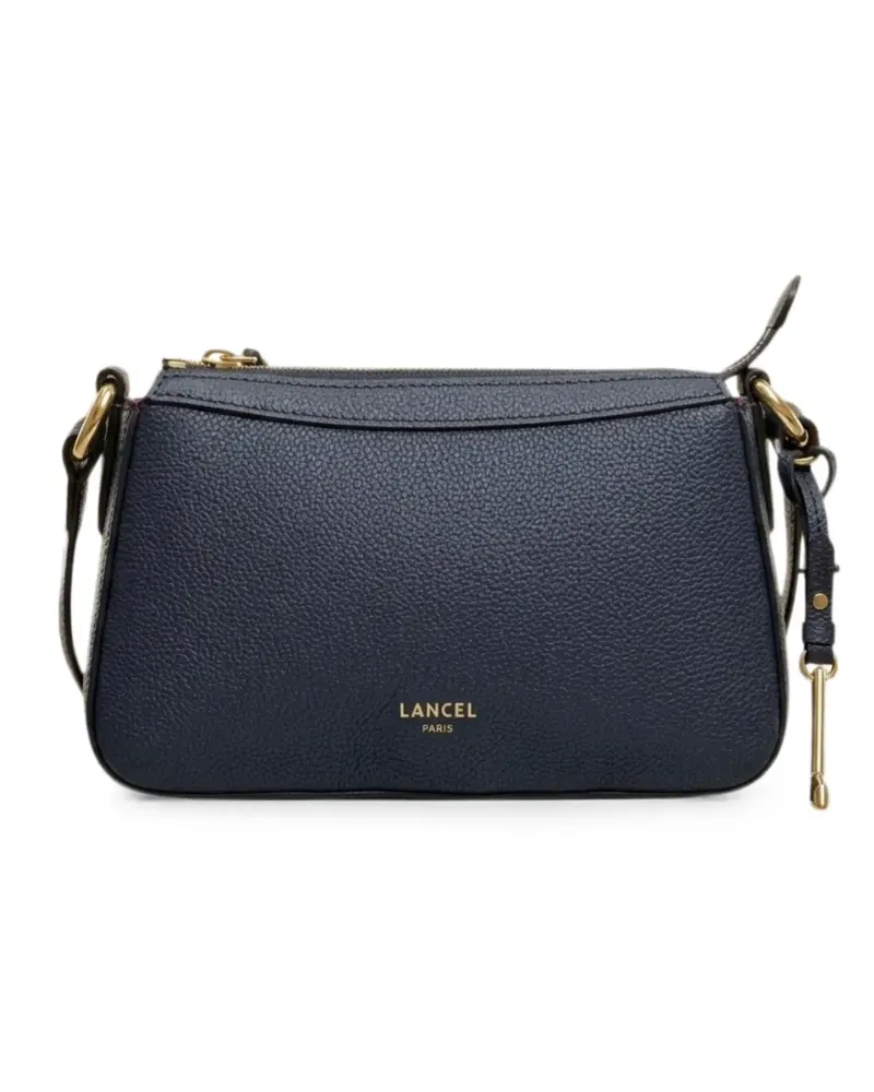 Lancel grained leather shoulder bag - Blau Blau